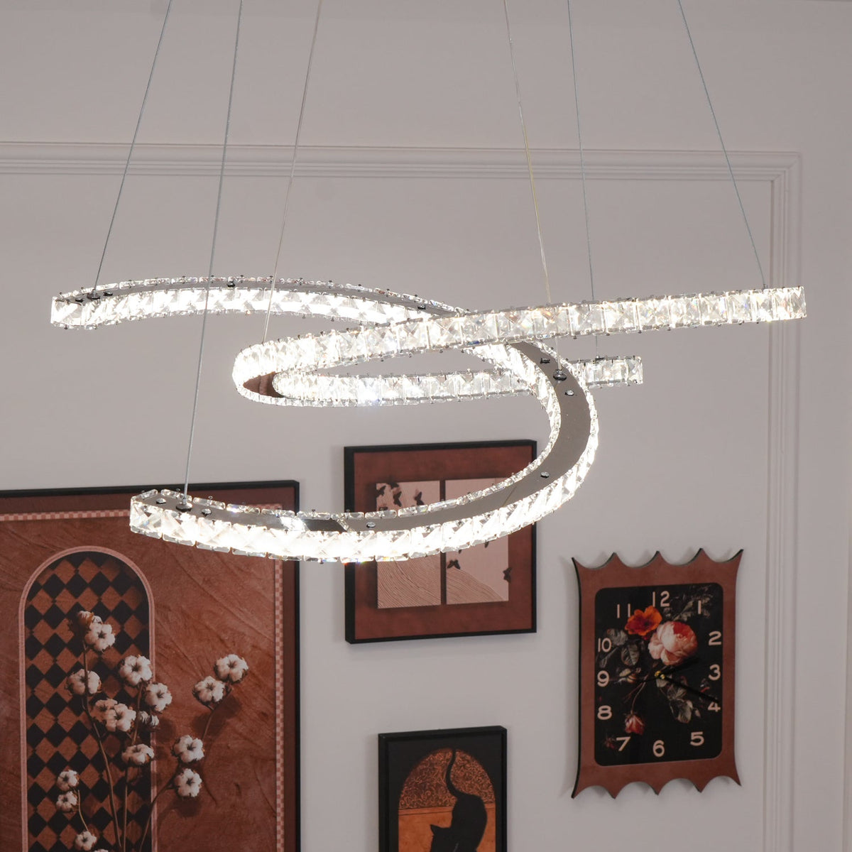Rhodenwyn Crystal Chandelier-Moonnatur