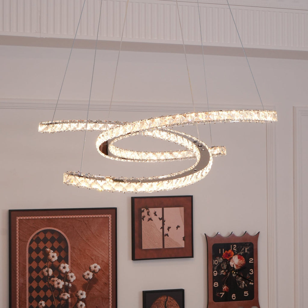 Rhodenwyn Crystal Chandelier-Moonnatur