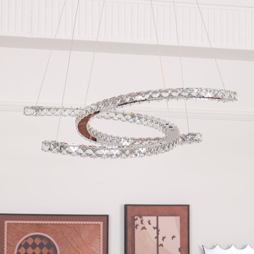 Rhodenwyn Crystal Chandelier-Moonnatur