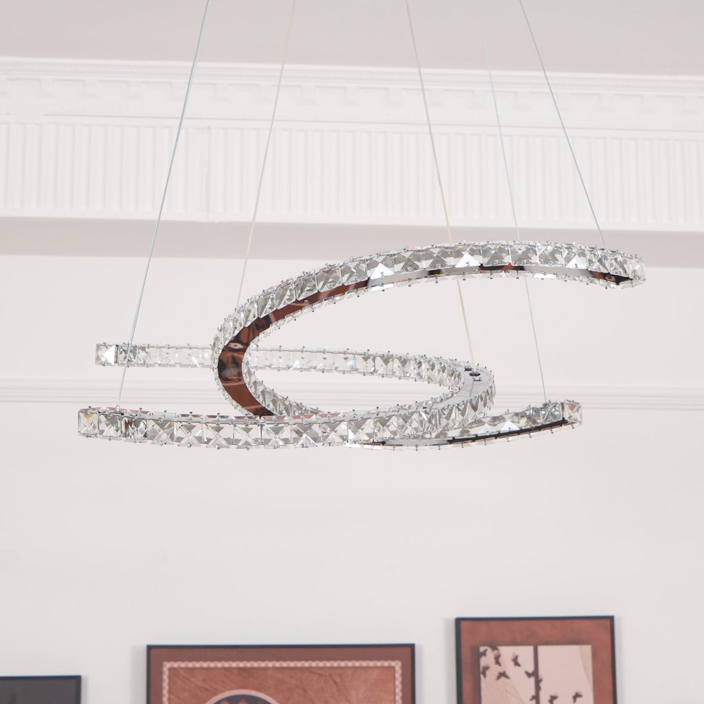 Rhodenwyn Crystal Chandelier-Moonnatur