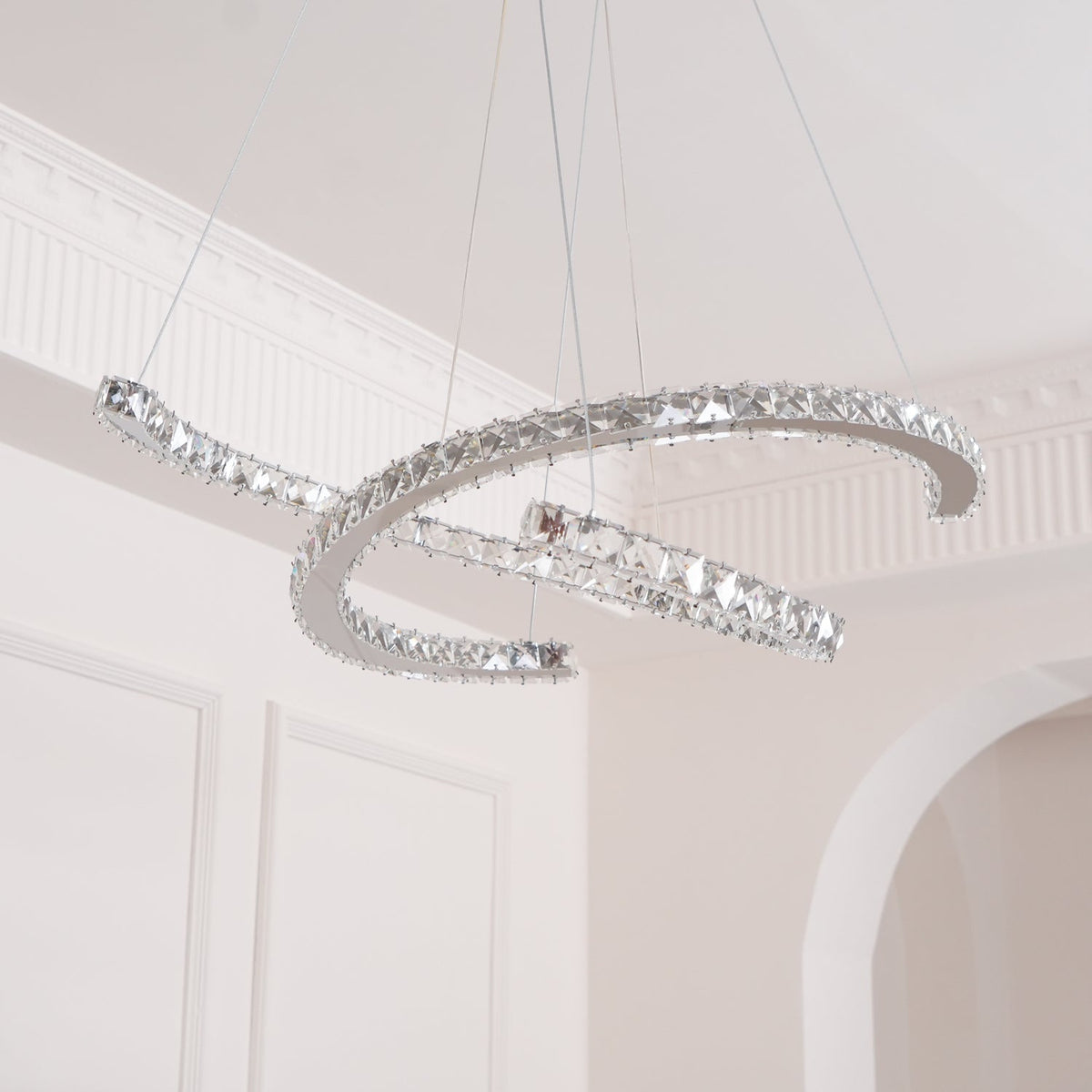 Rhodenwyn Crystal Chandelier-Moonnatur