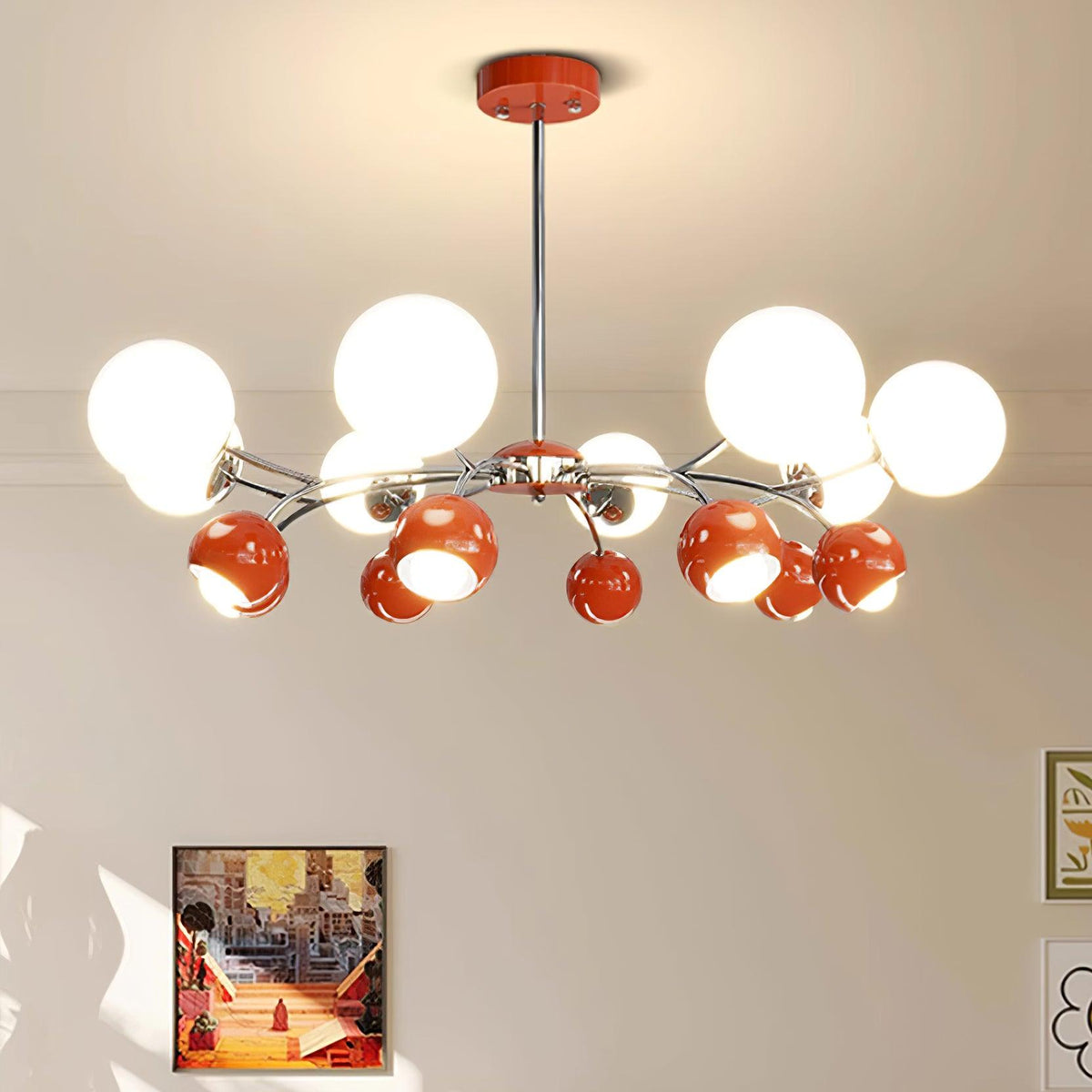 Nardenonna Glass Chandelier-Moonnatur