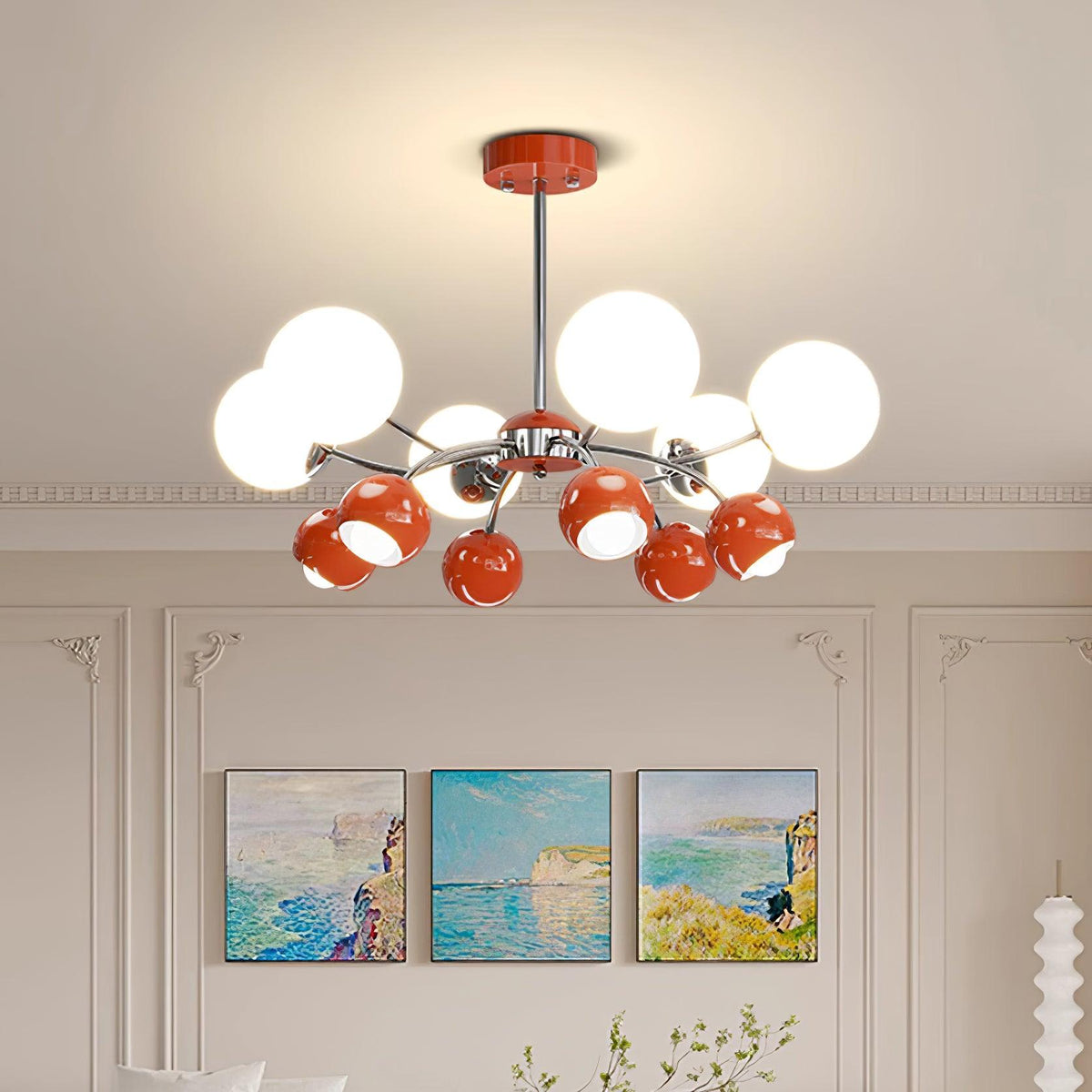 Nardenonna Glass Chandelier-Moonnatur