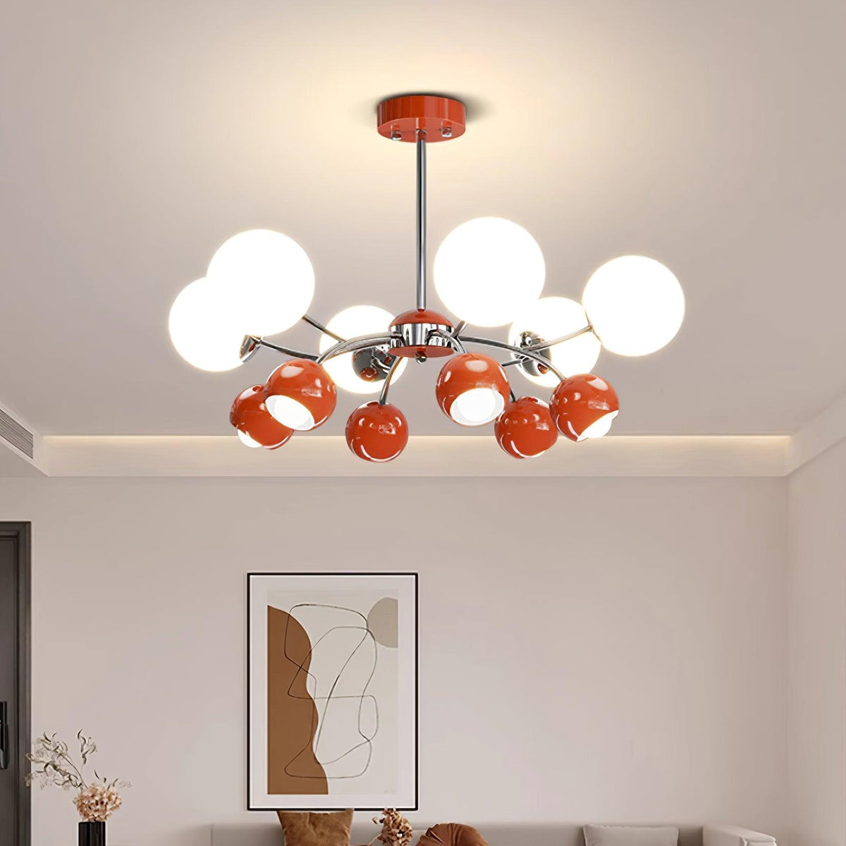 Nardenonna Glass Chandelier-Moonnatur