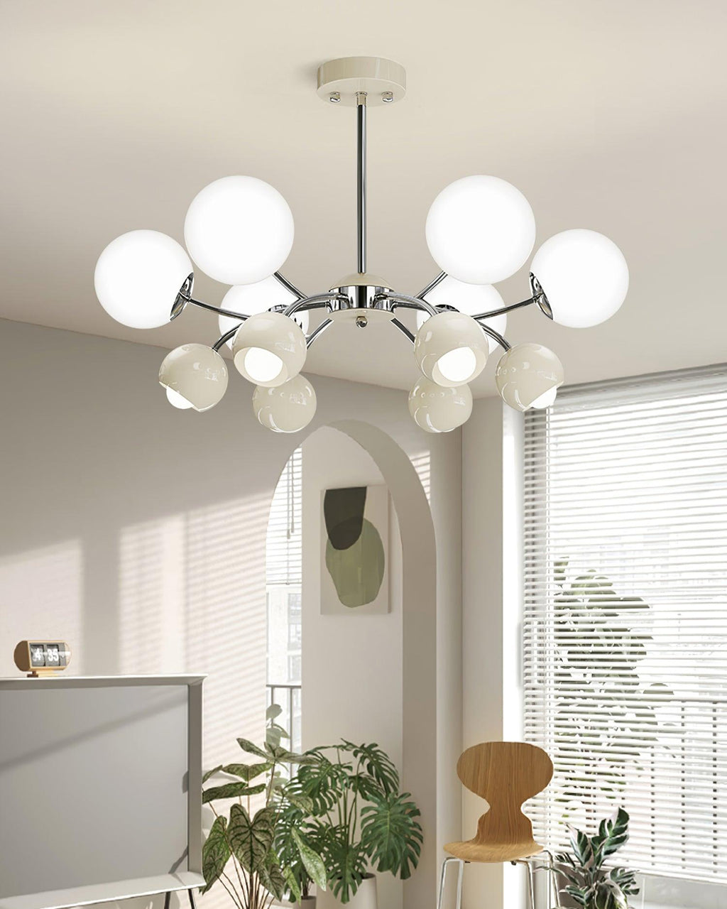 Nardenonna Glass Chandelier-Moonnatur