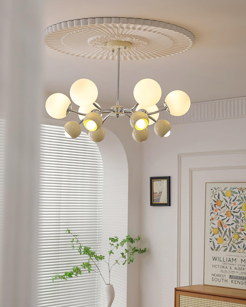 Nardenonna Glass Chandelier-Moonnatur