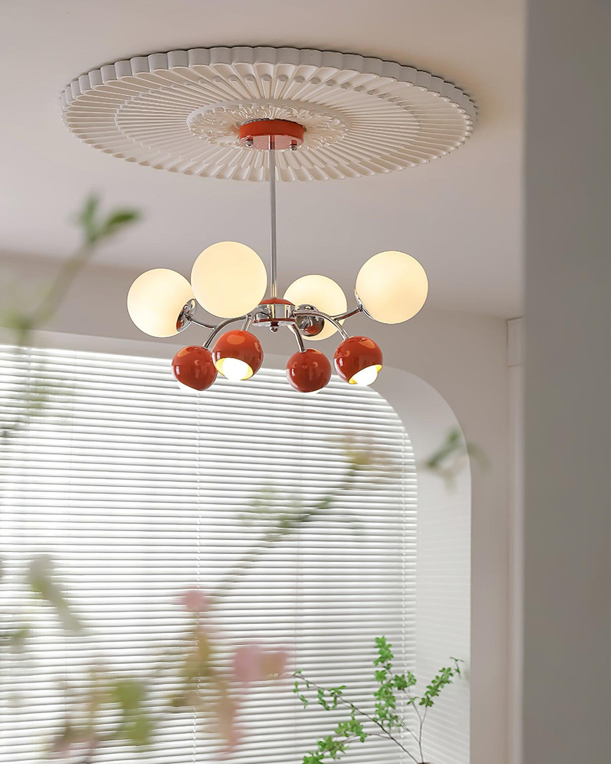 Nardenonna Glass Chandelier-Moonnatur