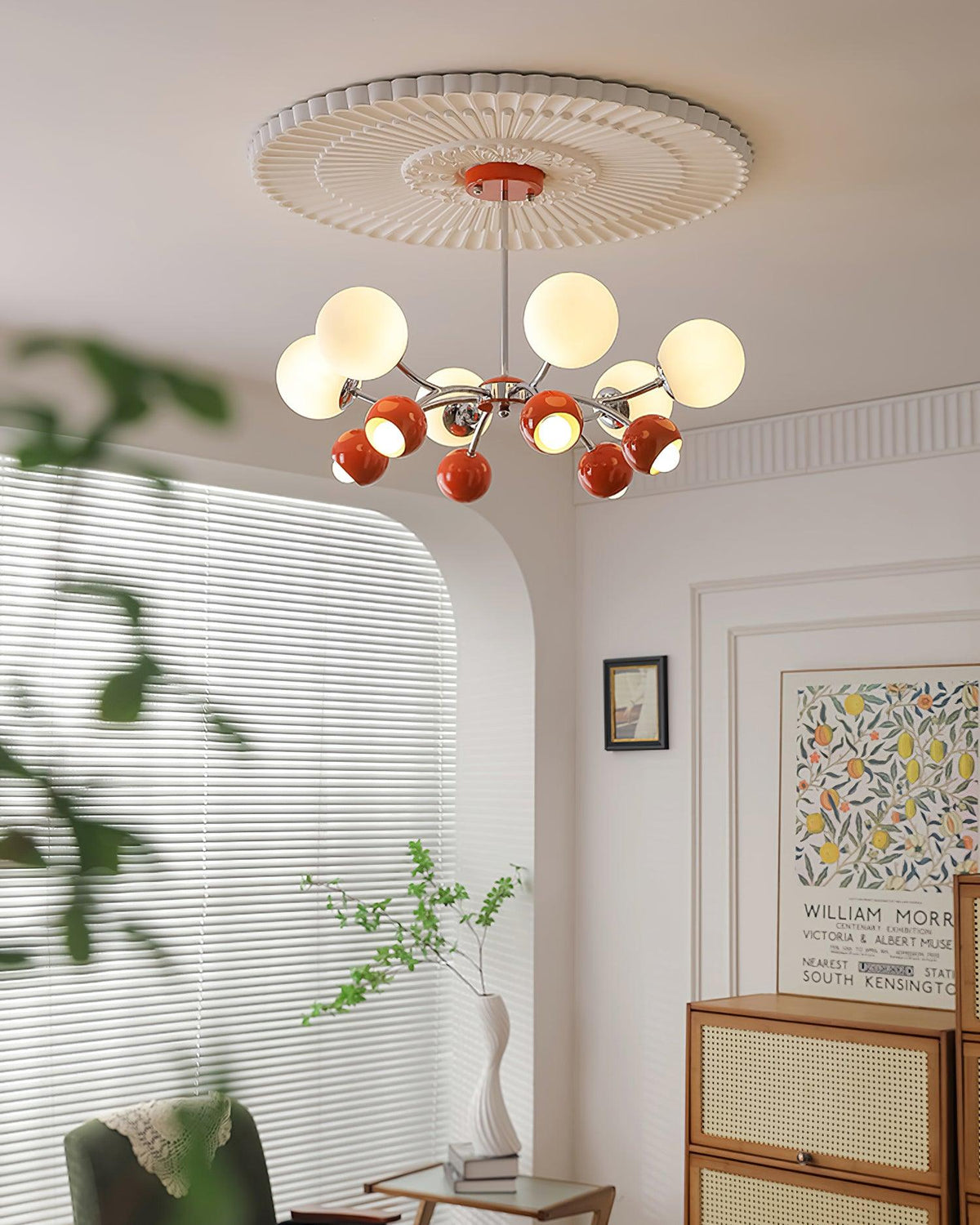 Nardenonna Glass Chandelier-Moonnatur