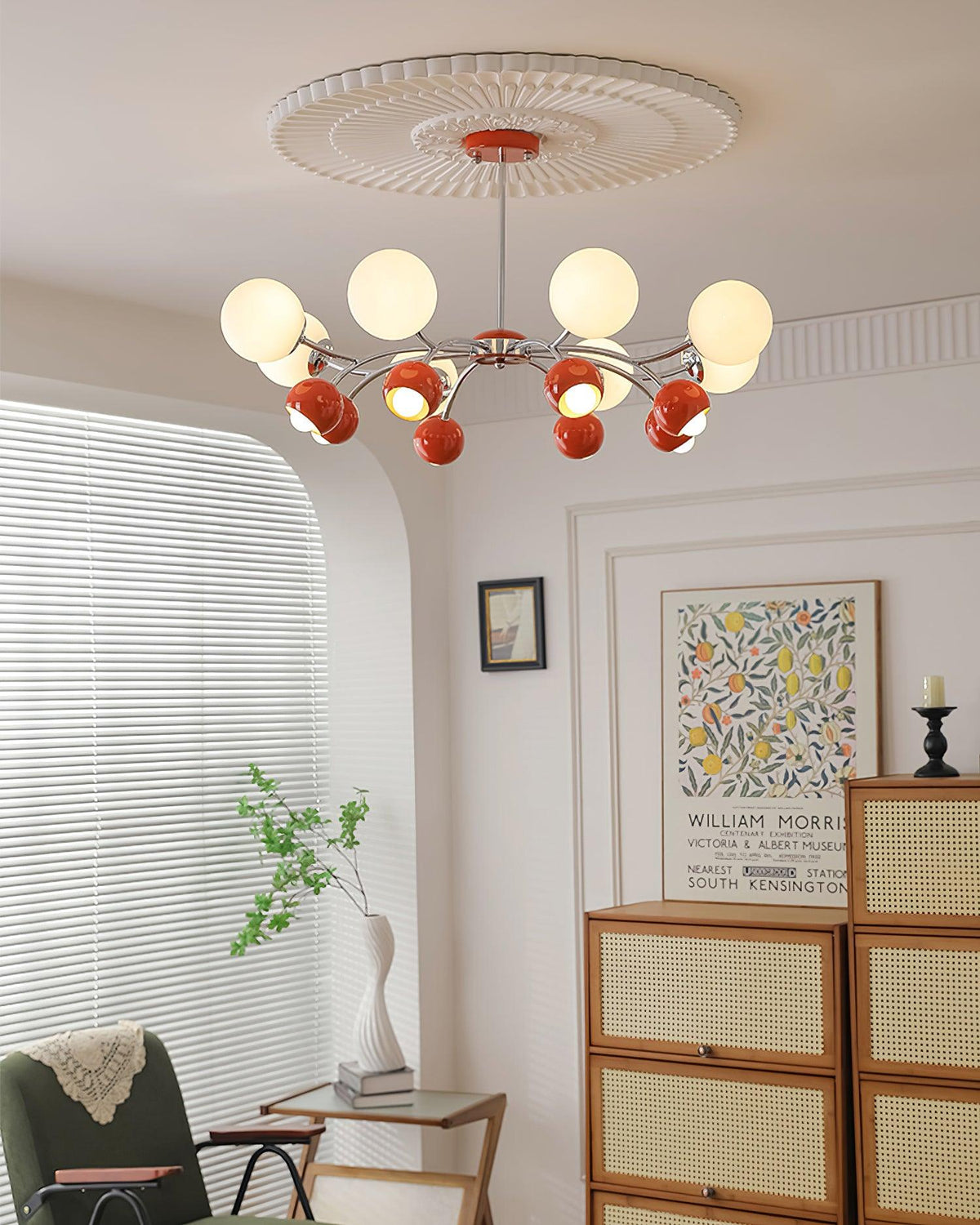 Nardenonna Glass Chandelier-Moonnatur