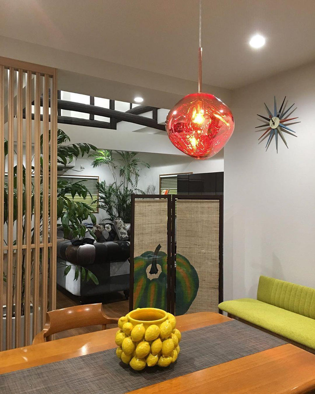 Cedrara Acrylic Pendant Light-Moonnatur