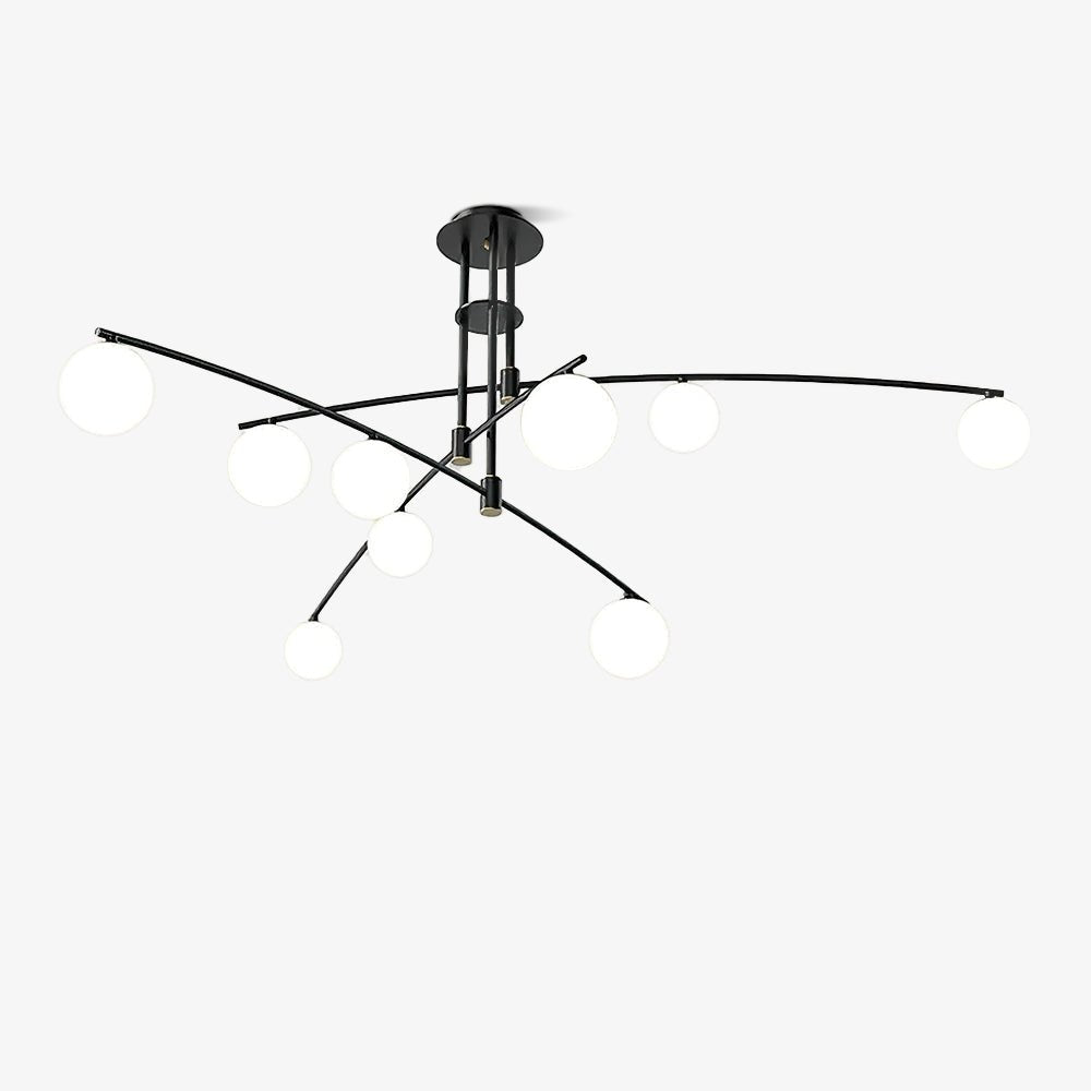 Marenella Glass Chandelier-Moonnatur