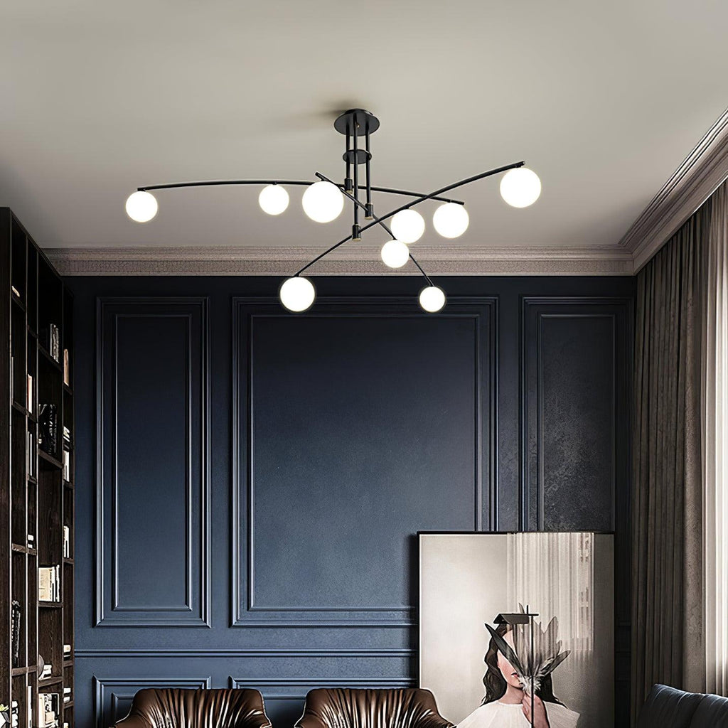Marenella Glass Chandelier-Moonnatur
