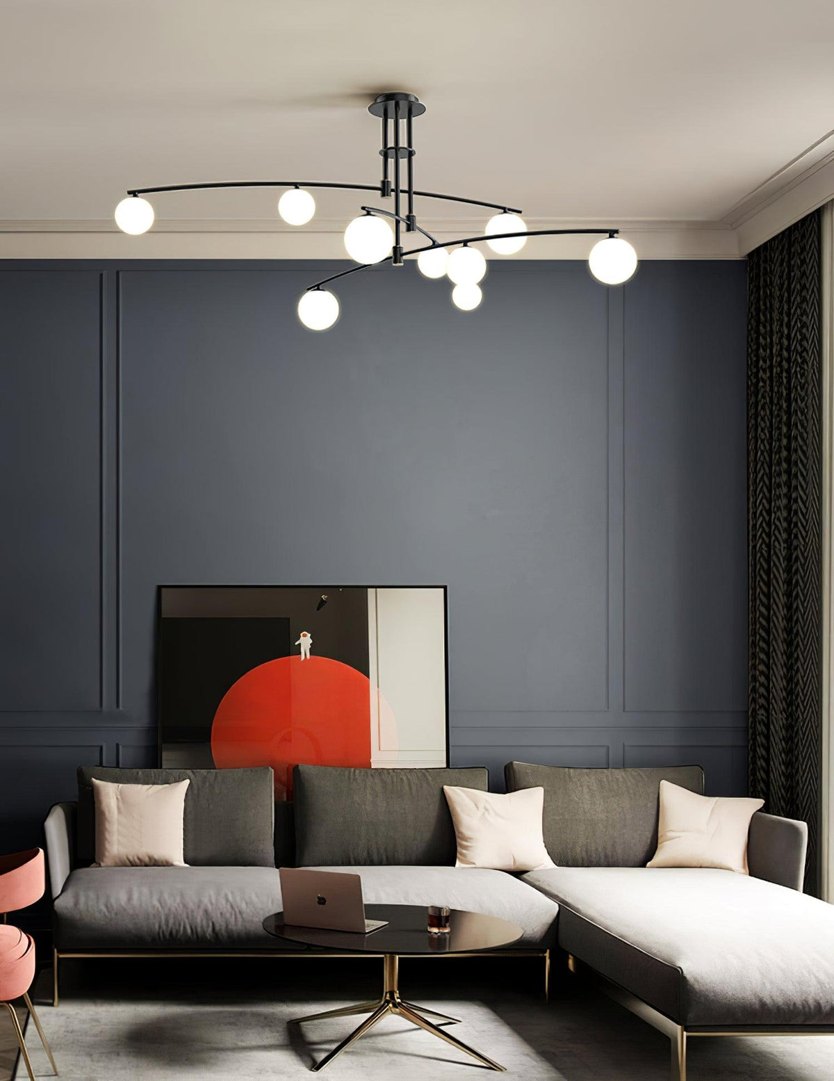 Marenella Glass Chandelier-Moonnatur