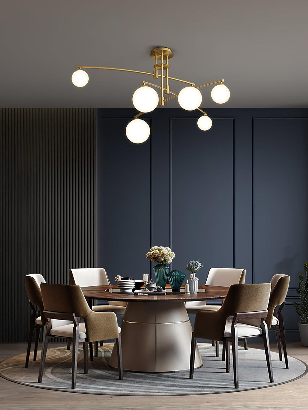 Marenella Glass Chandelier-Moonnatur