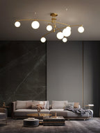 Marenella Glass Chandelier-Moonnatur