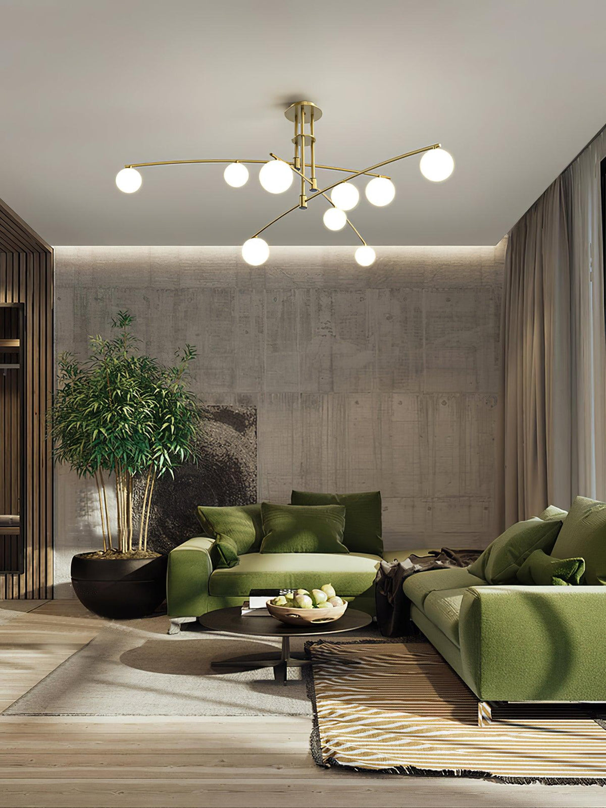 Marenella Glass Chandelier-Moonnatur