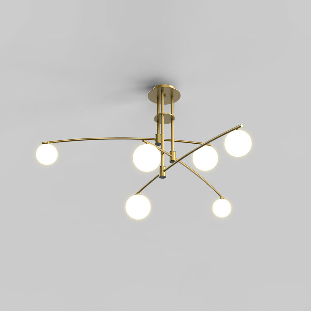 Marenella Glass Chandelier-Moonnatur