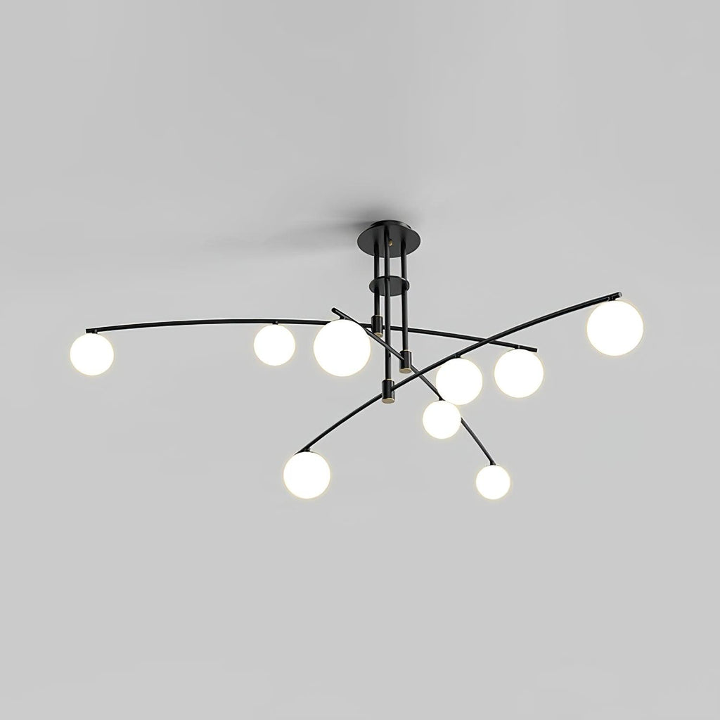 Marenella Glass Chandelier-Moonnatur