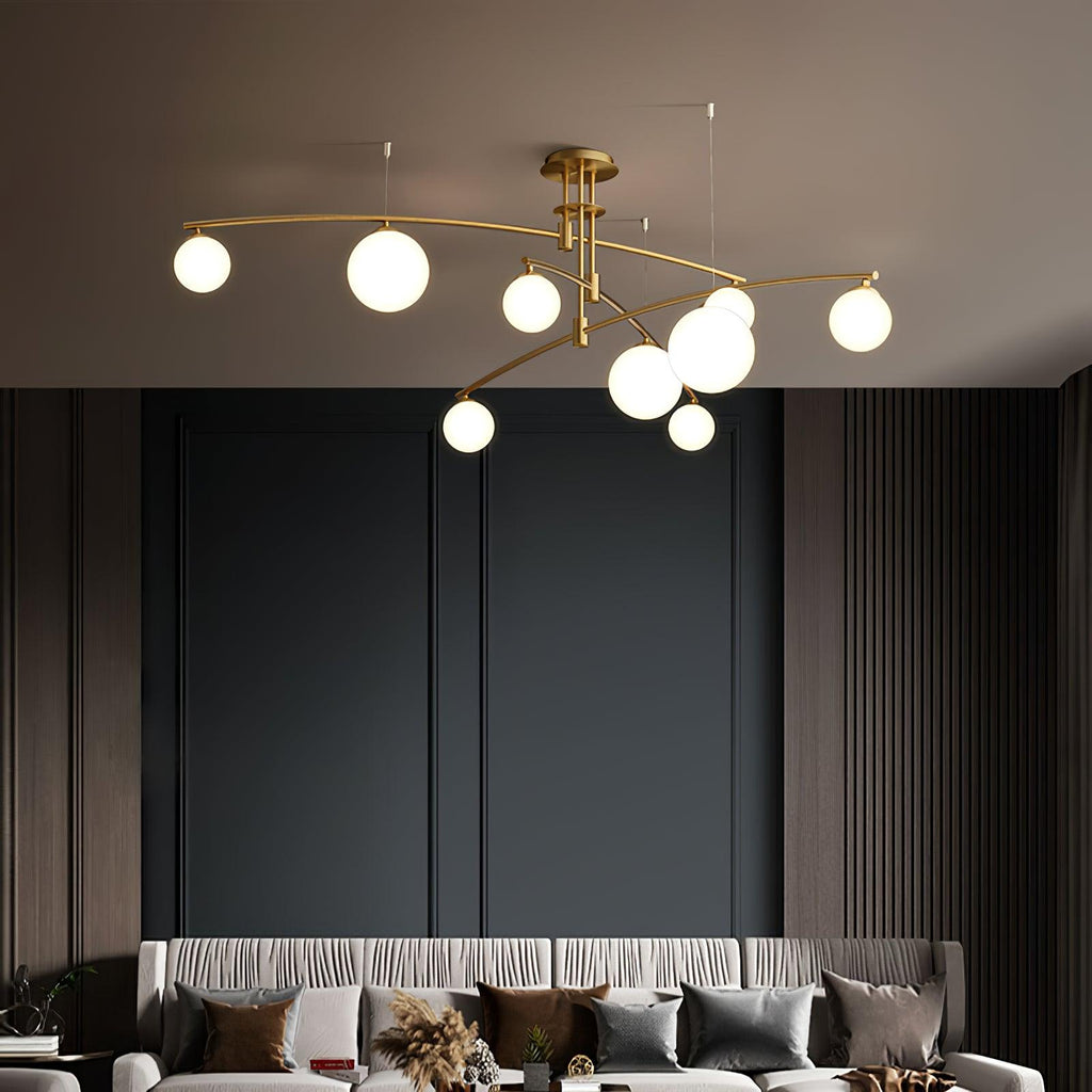 Marenella Glass Chandelier-Moonnatur
