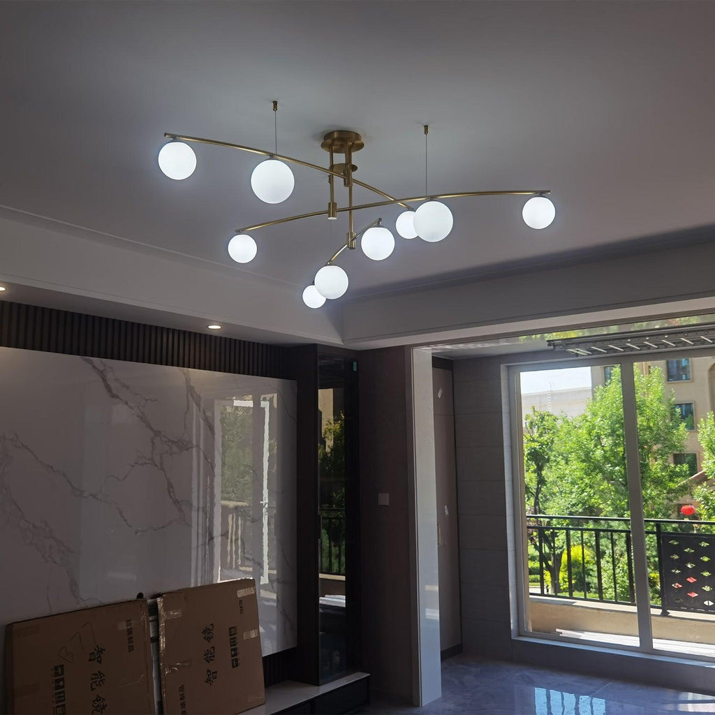 Marenella Glass Chandelier-Moonnatur