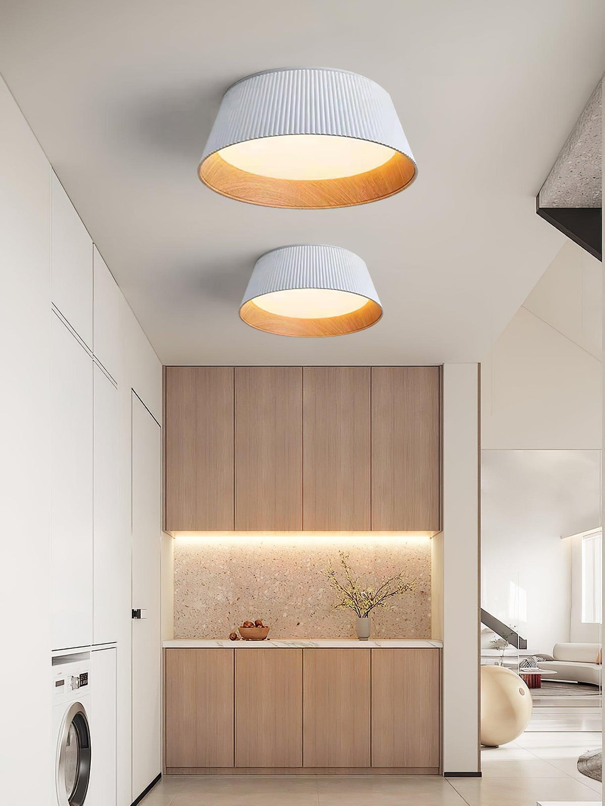 Jalisse Acrylic Ceiling Light-Moonnatur