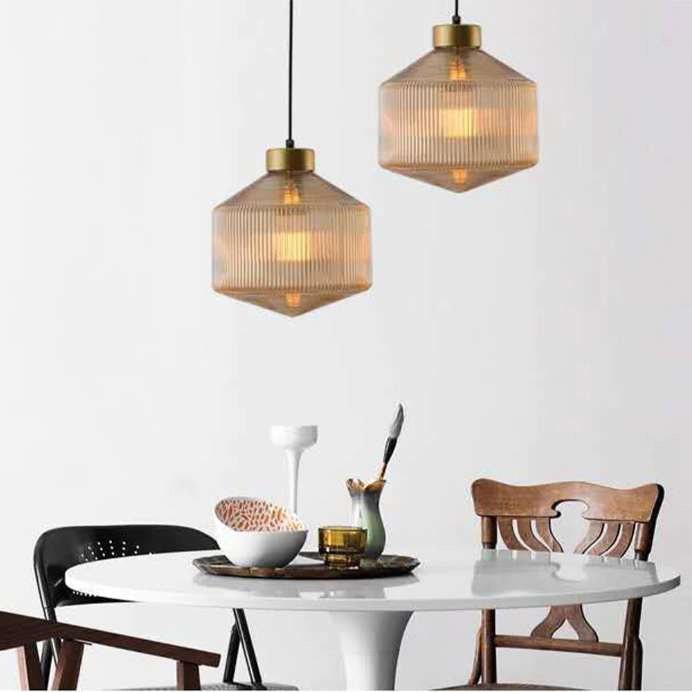 Wardenhill Glass Pendant Light-Moonnatur