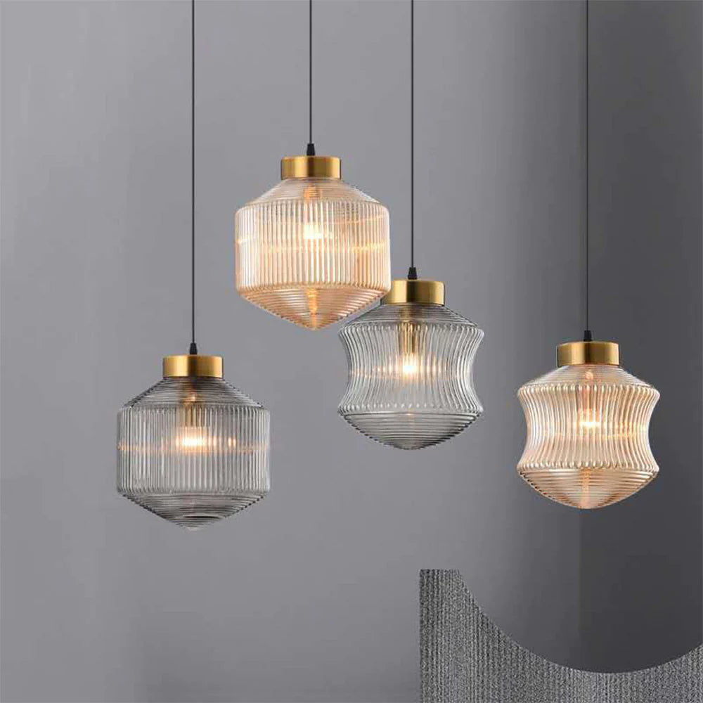 Wardenhill Glass Pendant Light-Moonnatur