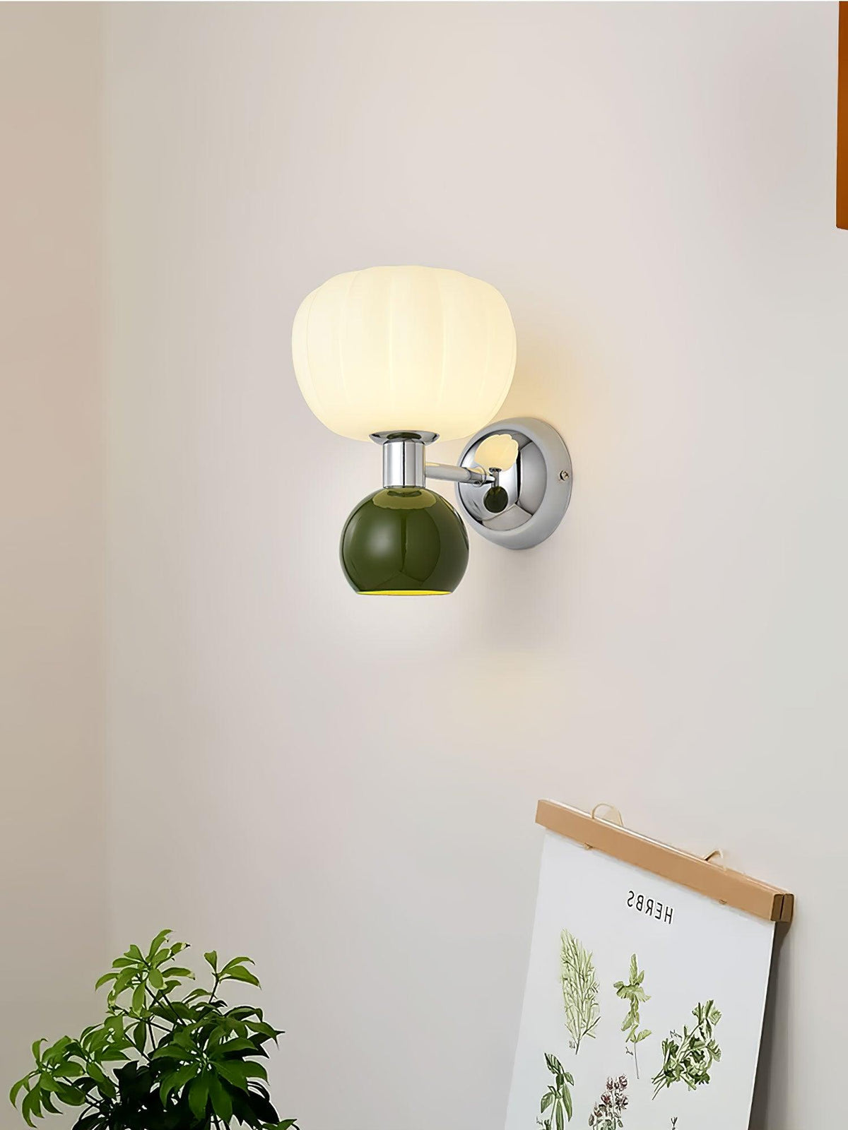 Darrowina Plastic Wall Light-Moonnatur