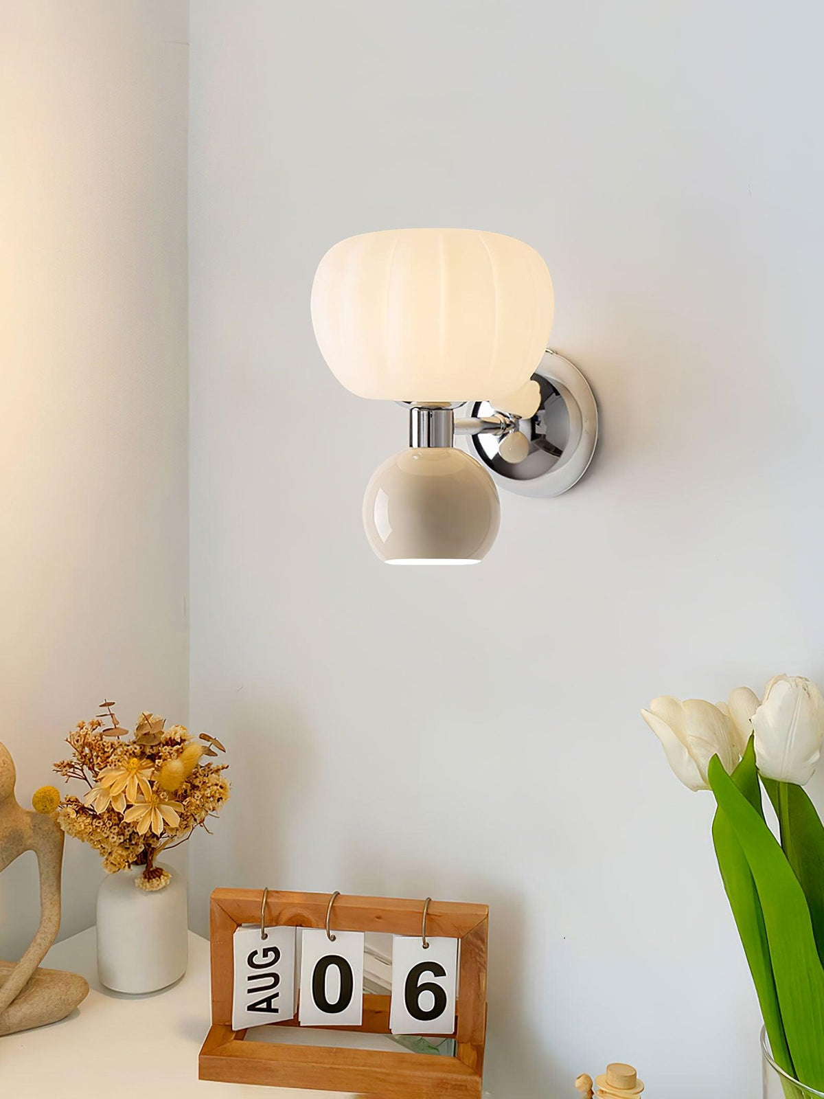 Darrowina Plastic Wall Light-Moonnatur