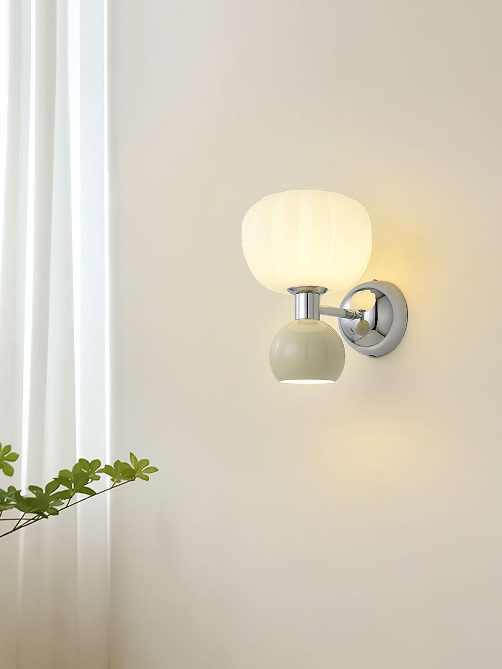 Darrowina Plastic Wall Light-Moonnatur
