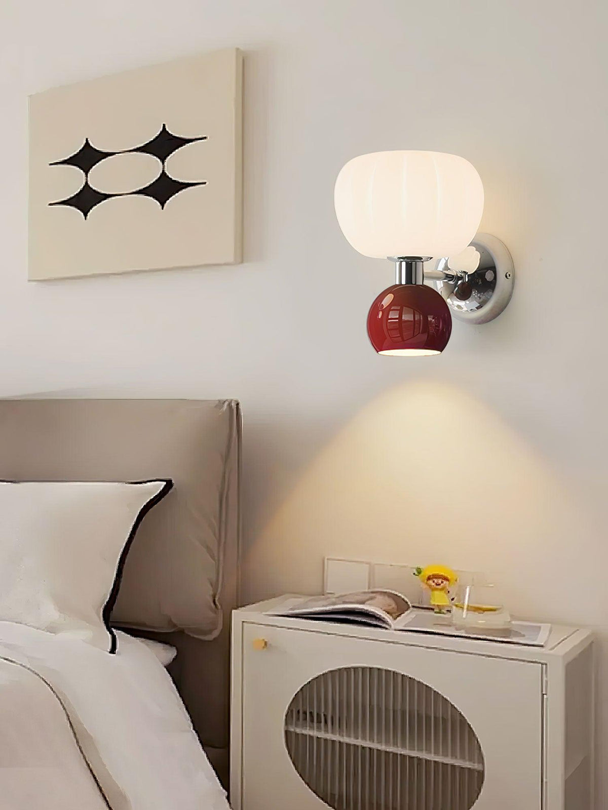 Darrowina Plastic Wall Light-Moonnatur