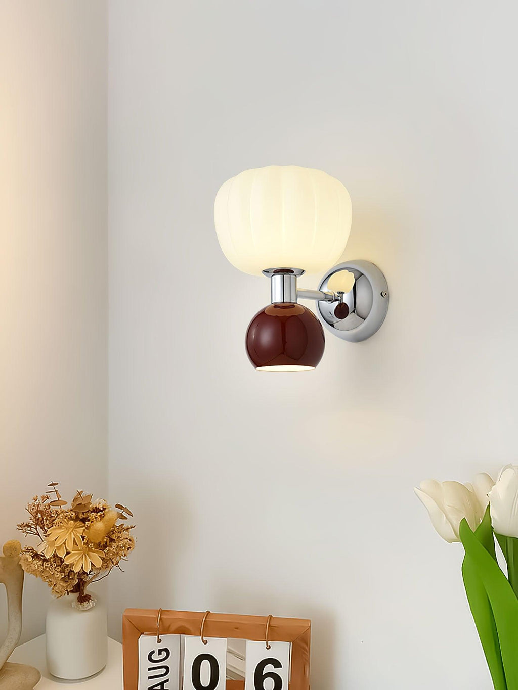 Darrowina Plastic Wall Light-Moonnatur