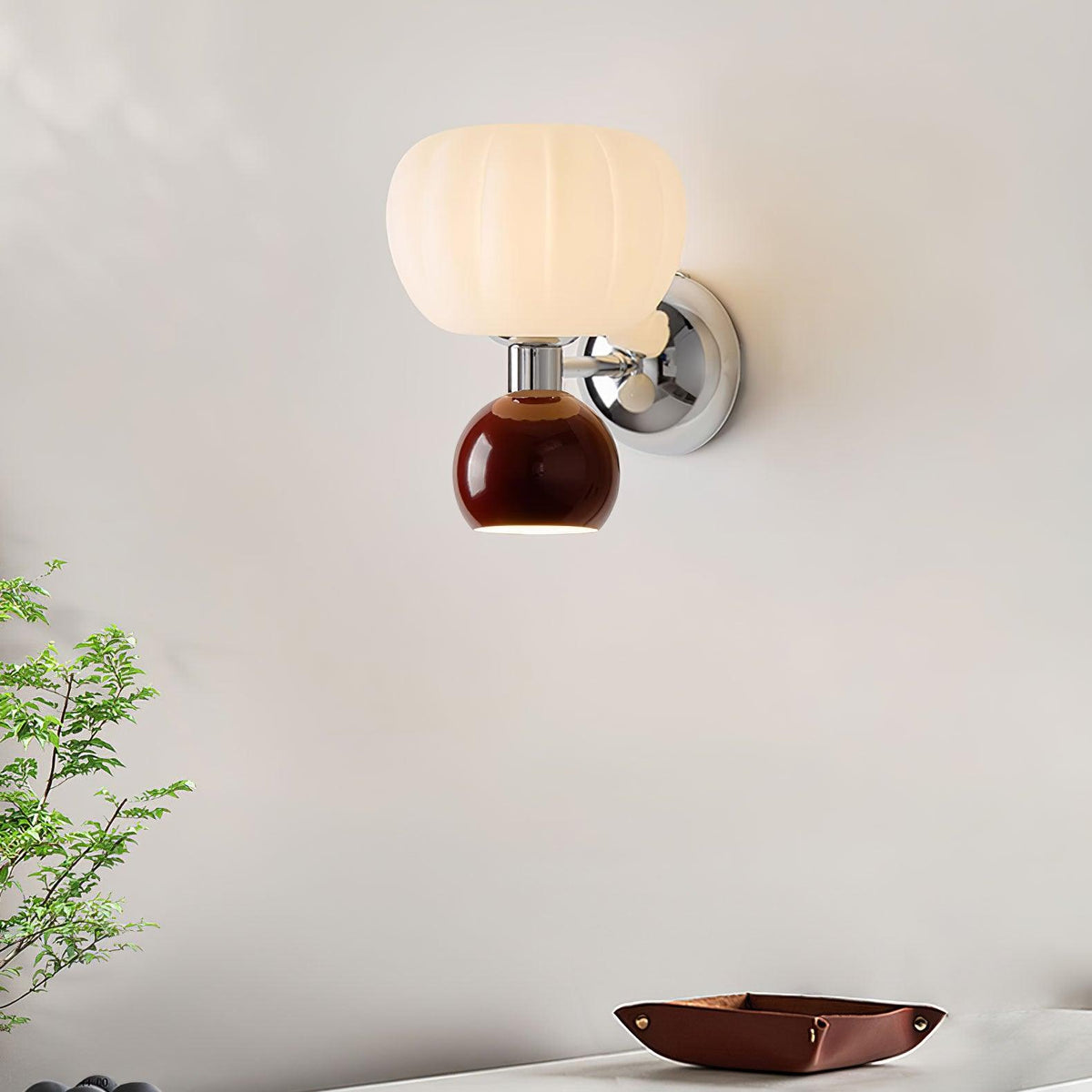 Darrowina Plastic Wall Light-Moonnatur