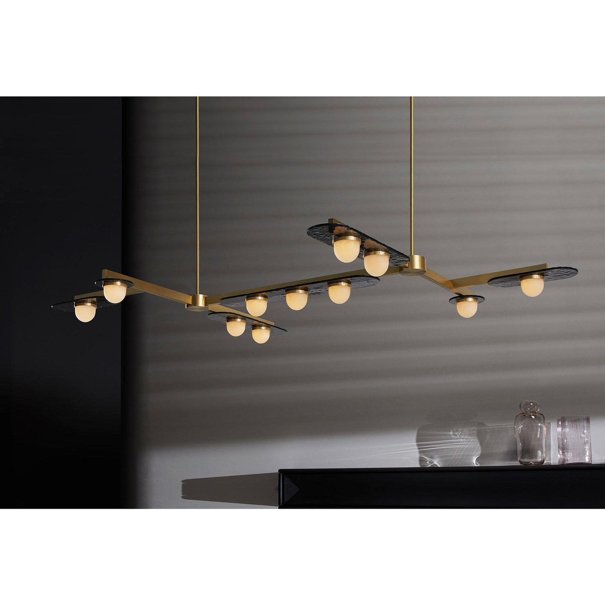 Ardenena Glass Chandelier-Moonnatur