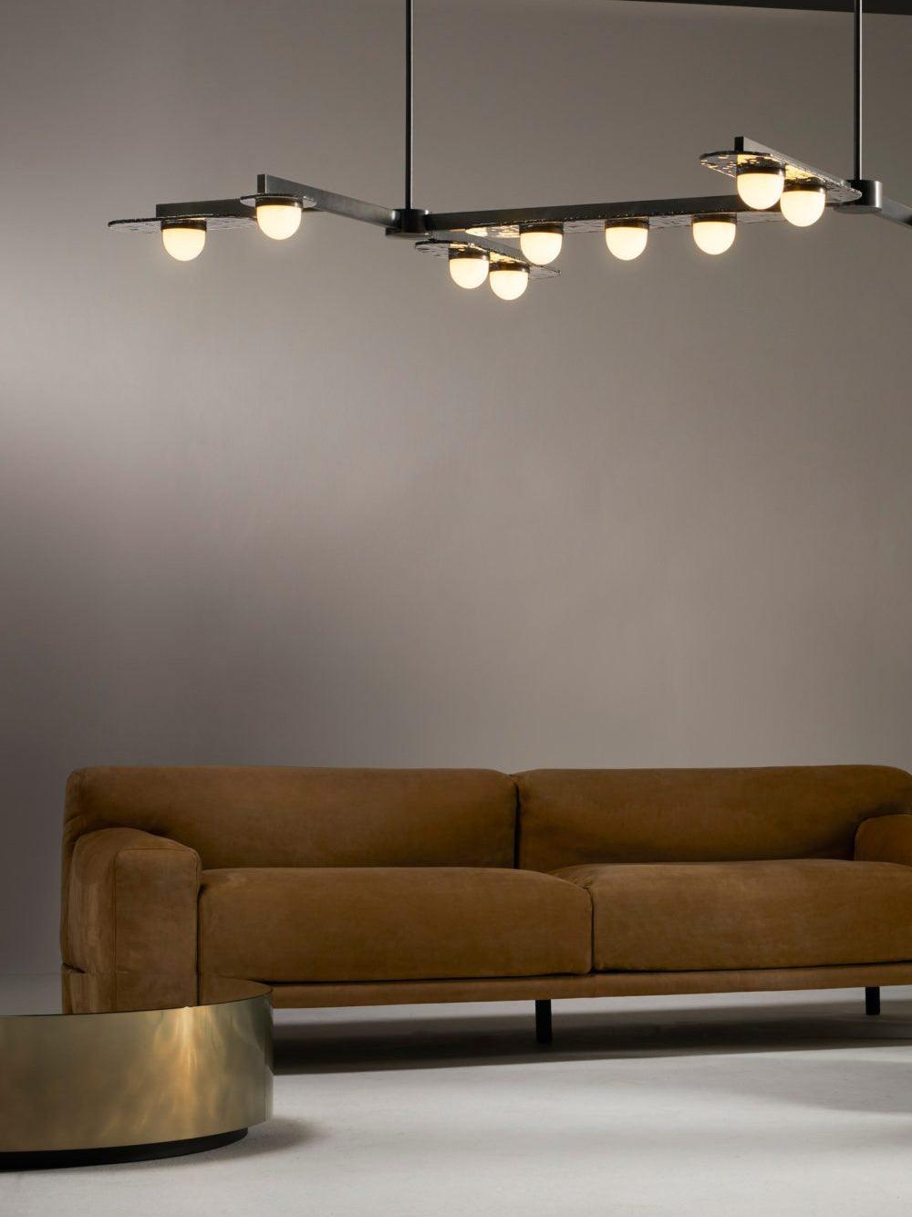 Ardenena Glass Chandelier-Moonnatur