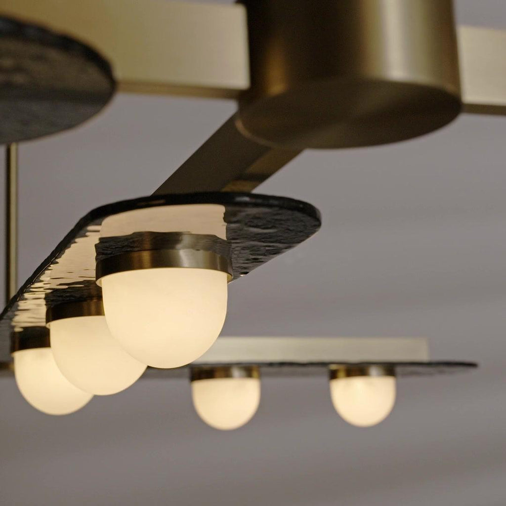 Ardenena Glass Chandelier-Moonnatur