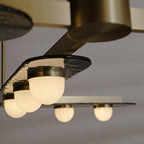 Ardenena Glass Chandelier-Moonnatur