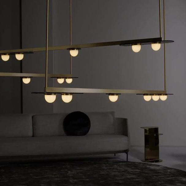 Ardenena Glass Chandelier-Moonnatur