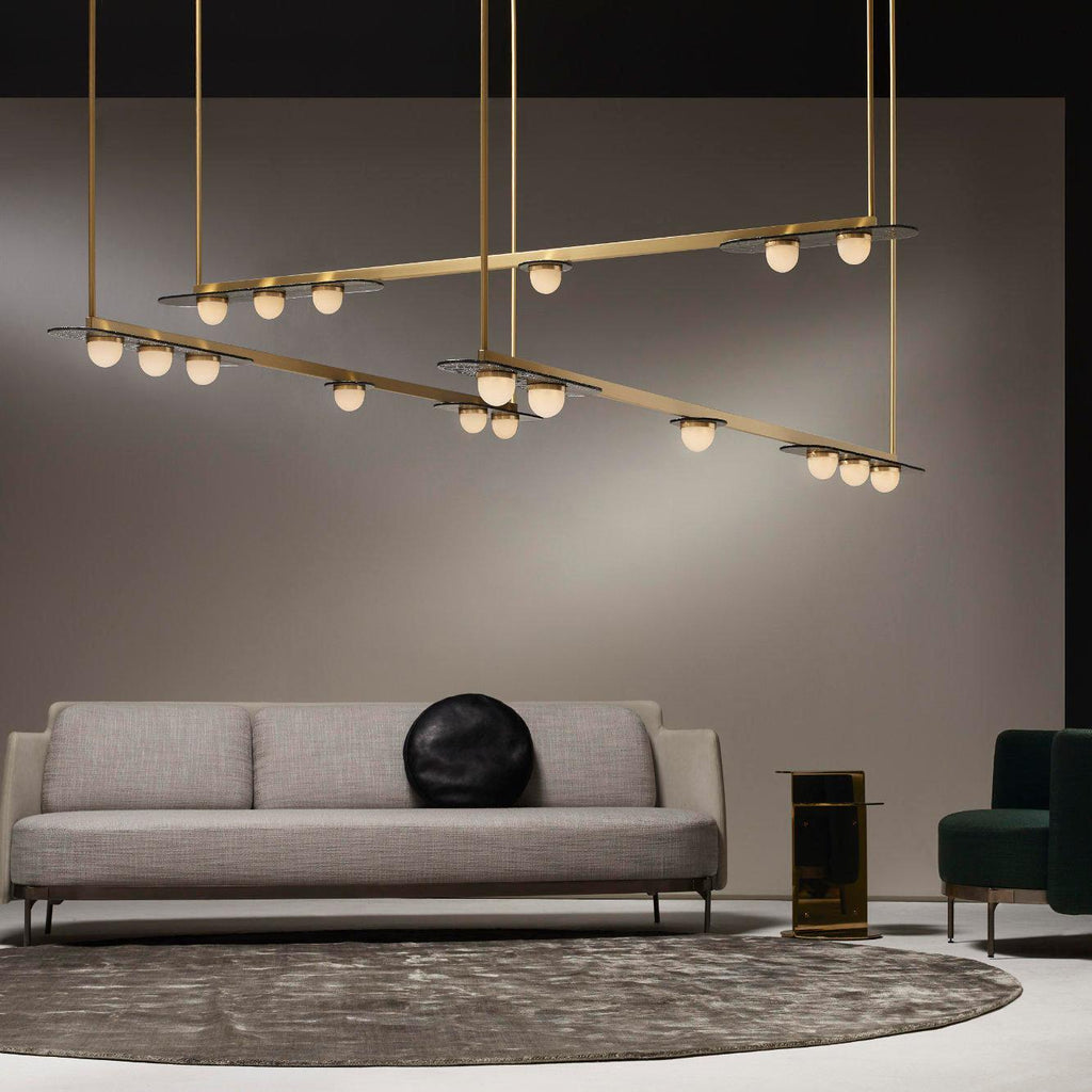 Ardenena Glass Chandelier-Moonnatur