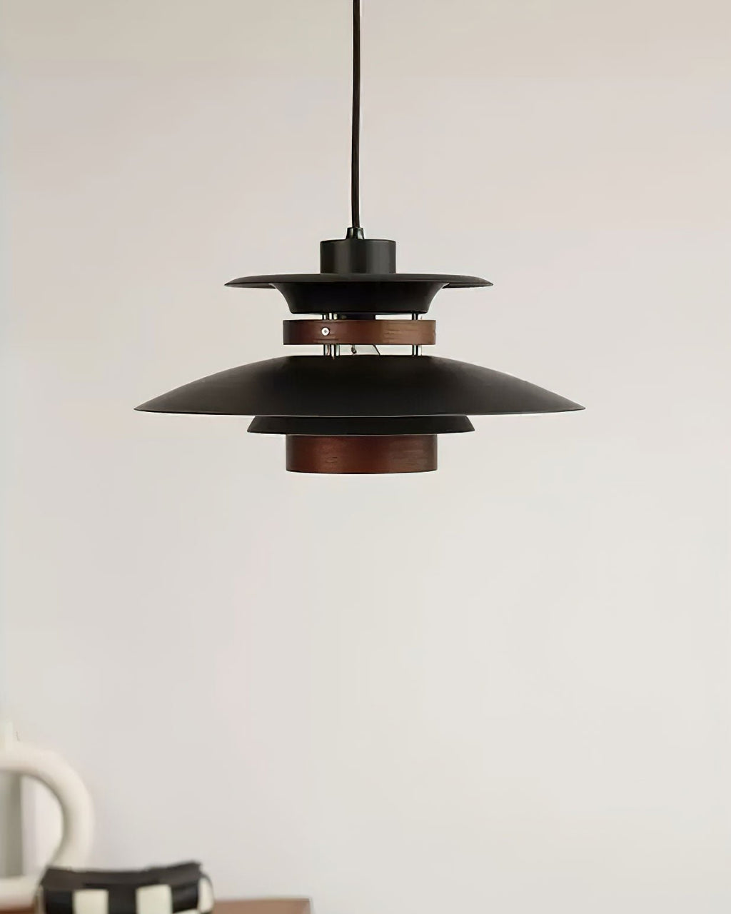 Fervale Wood Pendant Light-Moonnatur