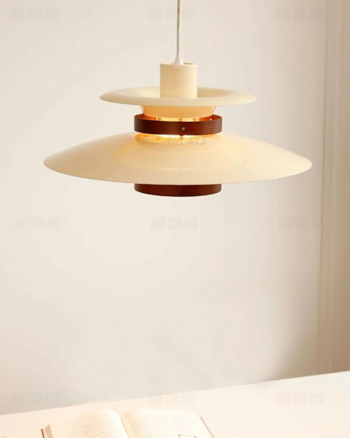 Fervale Wood Pendant Light-Moonnatur