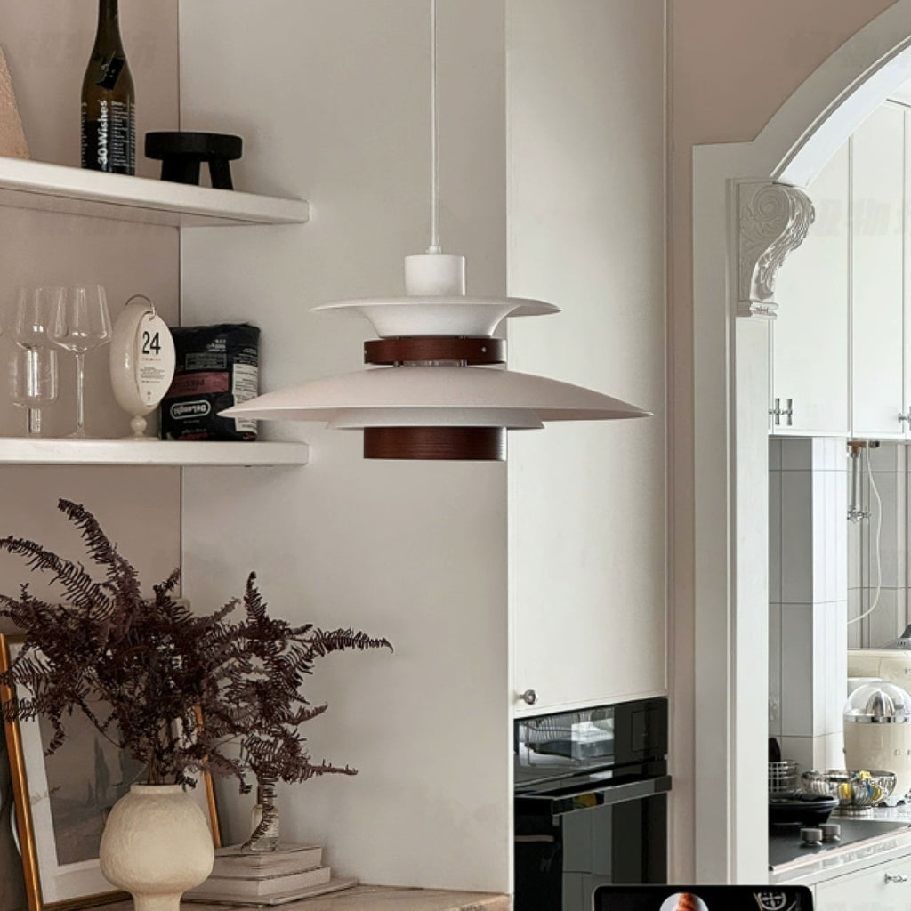 Fervale Wood Pendant Light-Moonnatur