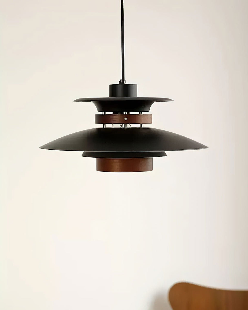 Fervale Wood Pendant Light-Moonnatur