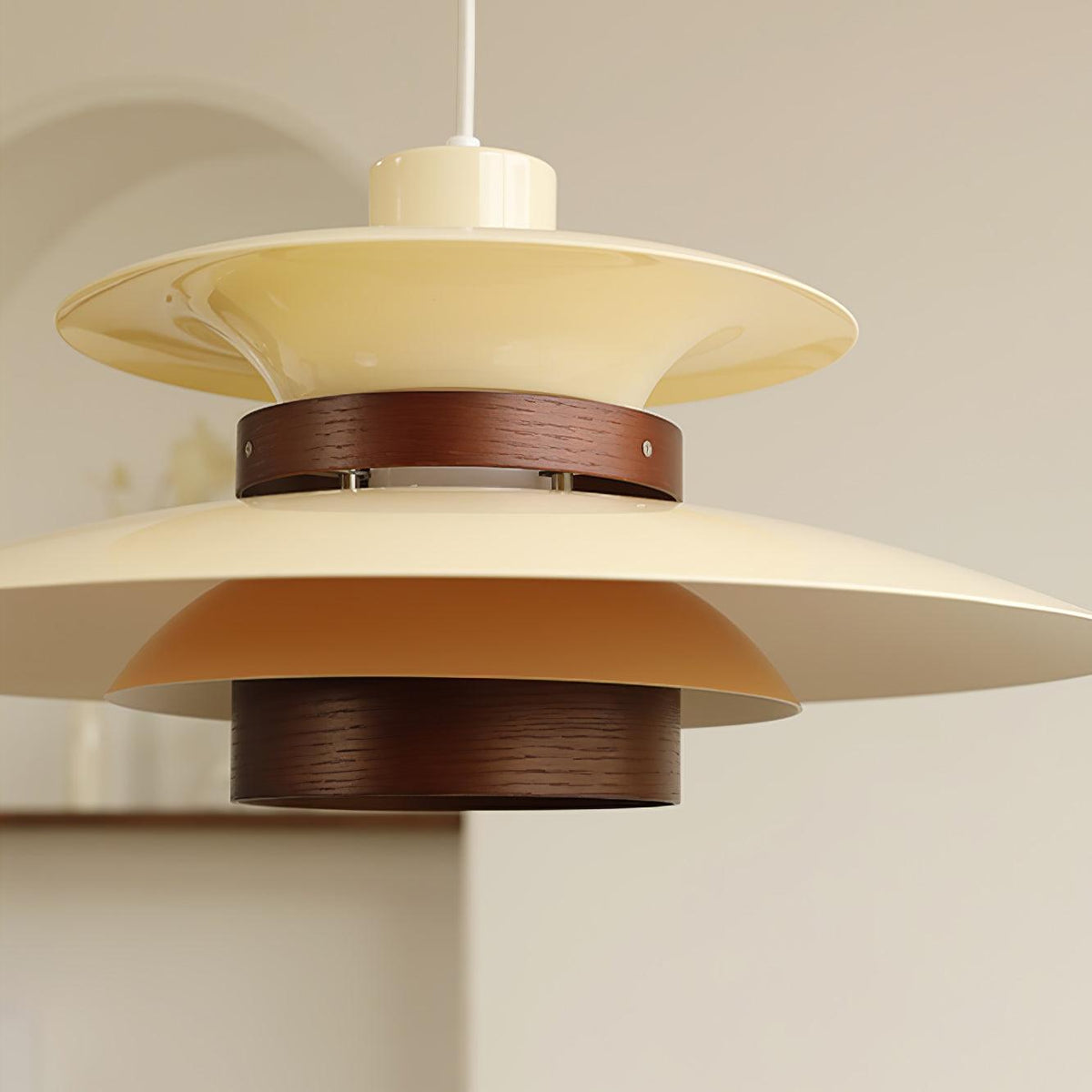 Fervale Wood Pendant Light-Moonnatur