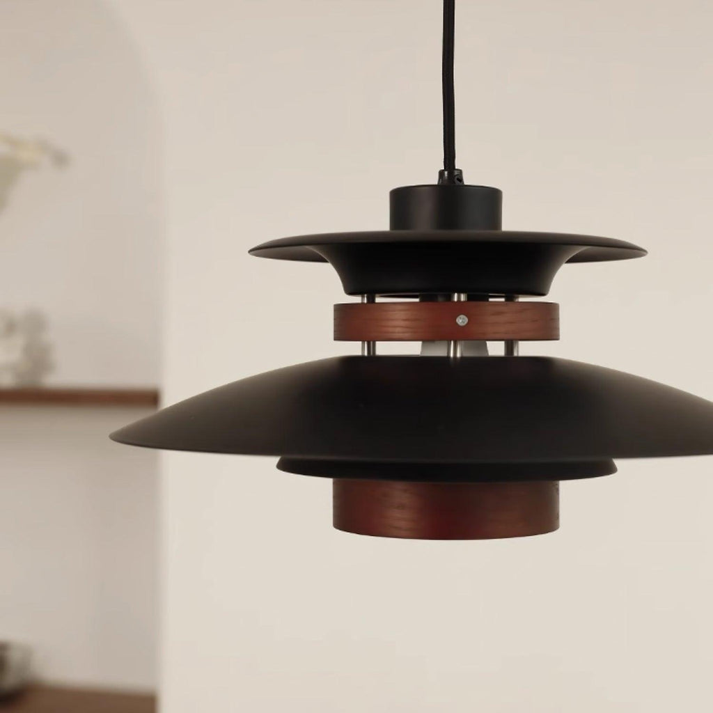 Fervale Wood Pendant Light-Moonnatur