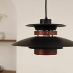 Fervale Wood Pendant Light-Moonnatur