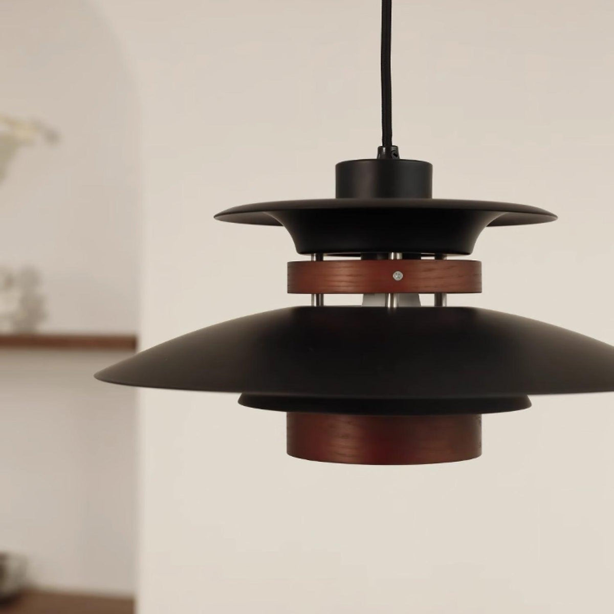 Fervale Wood Pendant Light-Moonnatur