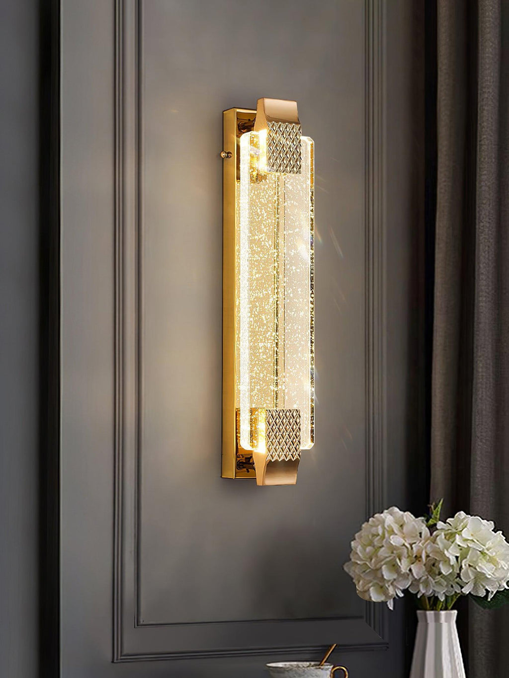 Auremist Crystal Wall Light-Moonnatur