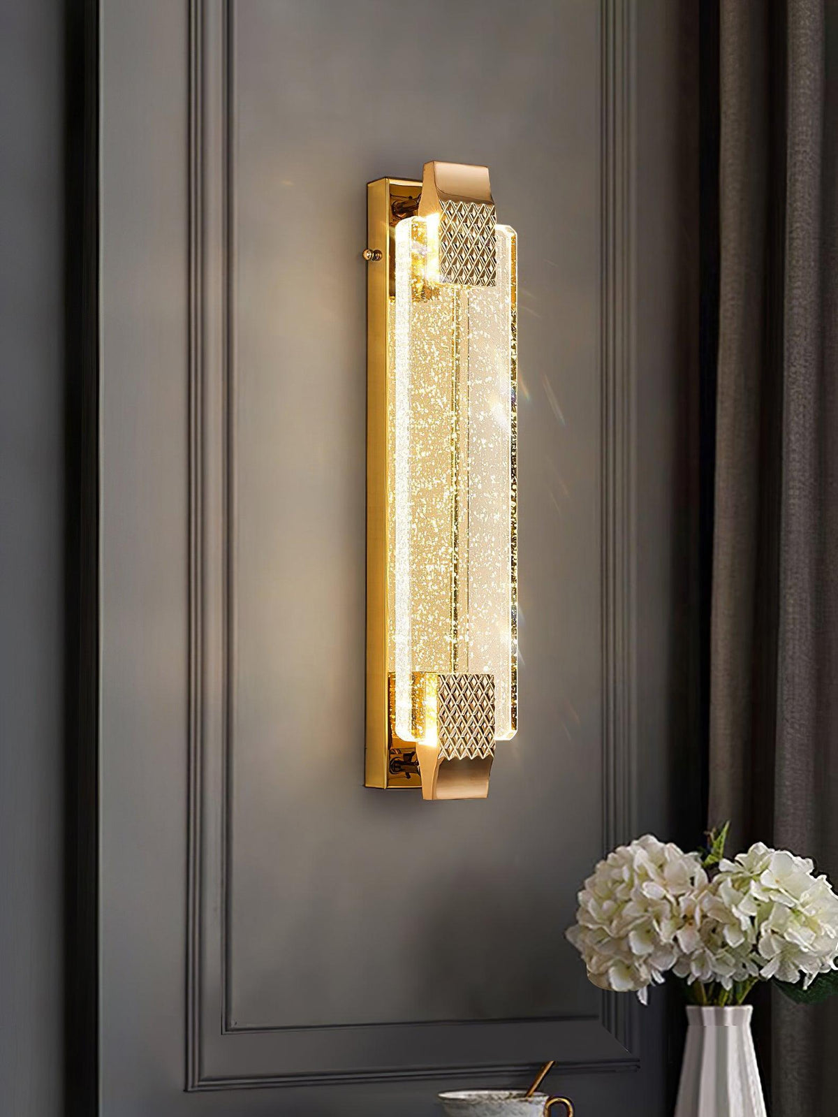 Auremist Crystal Wall Light-Moonnatur