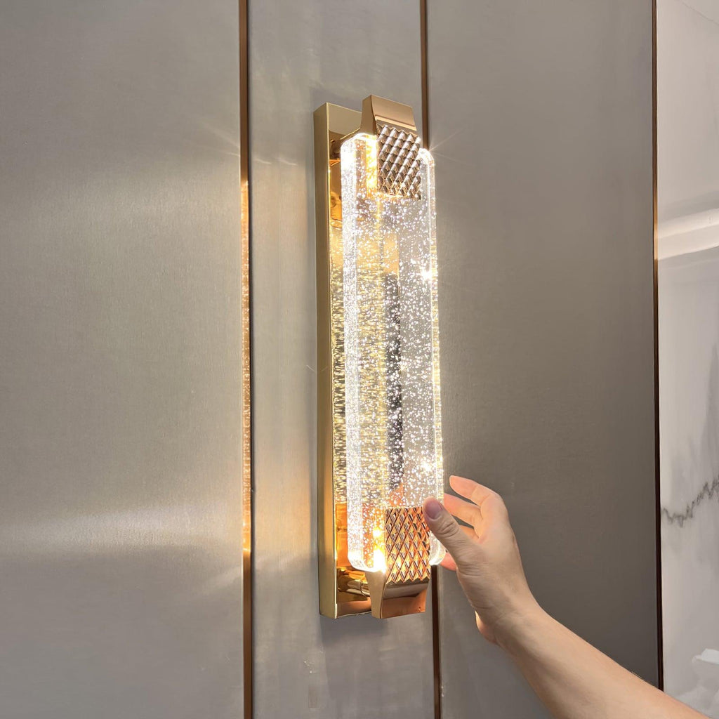 Auremist Crystal Wall Light-Moonnatur